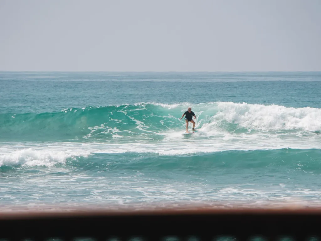 A man surfer Sticks Surf Point Sri Lanka