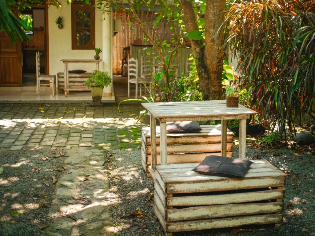 Wood space garden in Madiha