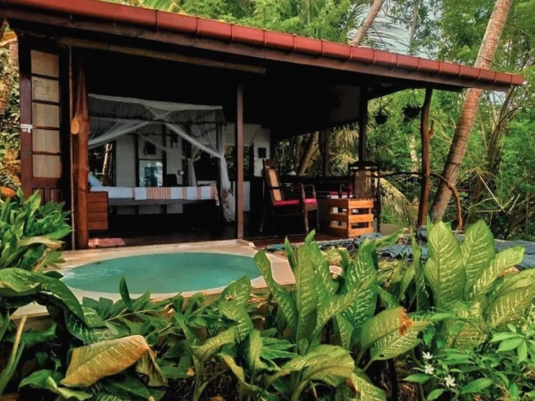 The open Cabana of See More Treehouse in Madiha